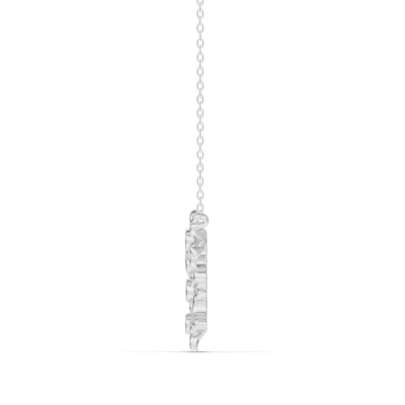 Platinum Vine Lab Diamond Necklace