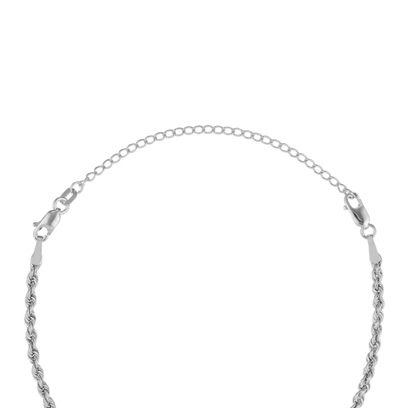 14K White Gold Gold Chain Extender (3-Inch)