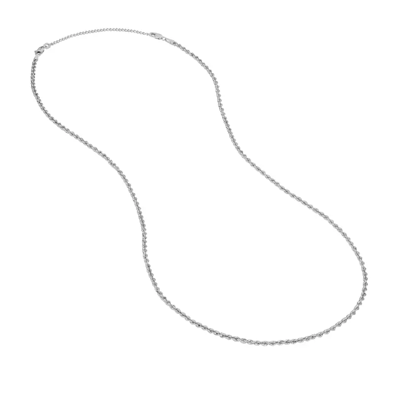 14K White Gold Gold Chain Extender (3-Inch)