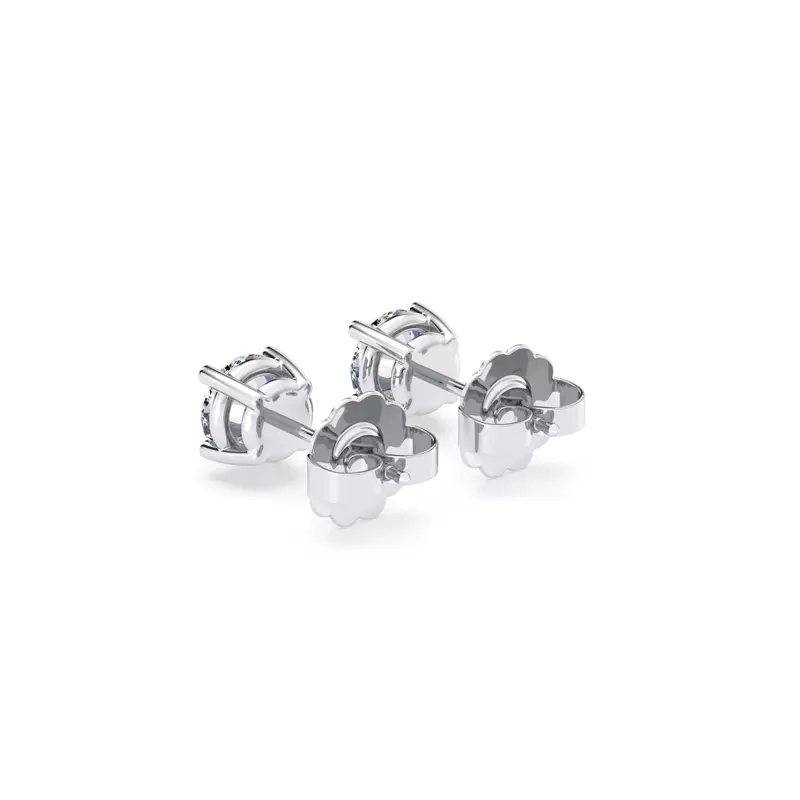 14K White Gold Diamond Stud Earrings (3/4 ct. tw.)