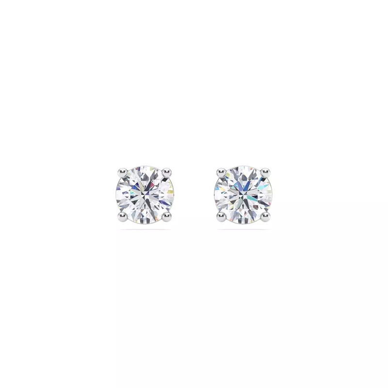 14K White Gold Diamond Stud Earrings (1 ct. tw.)