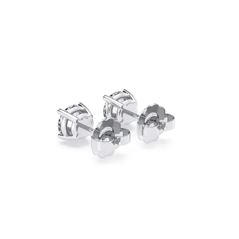 14K White Gold Diamond Stud Earrings (1 ct. tw.)