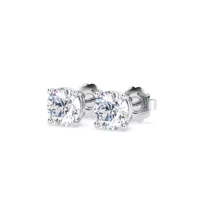 Platinum Diamond Stud Earrings (2 ct. tw.)