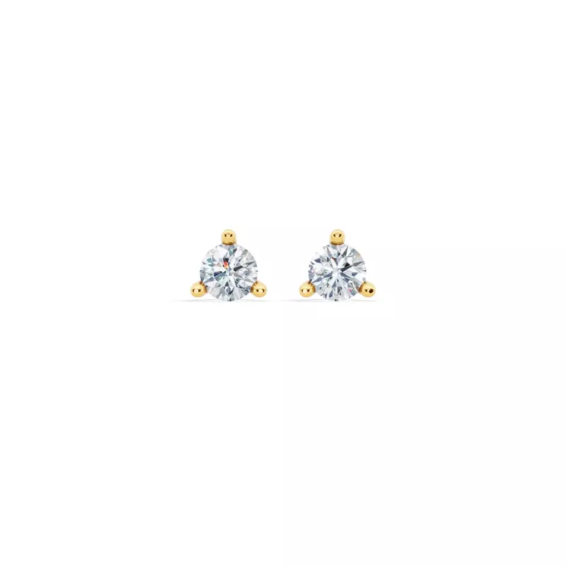 Three-Prong Martini Diamond Screw-Back Earrings (1/4 ct. tw.)