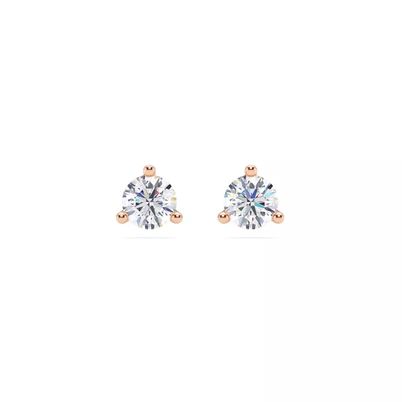 Three-Prong Diamond Martini Earrings (3/4 ct. tw.)