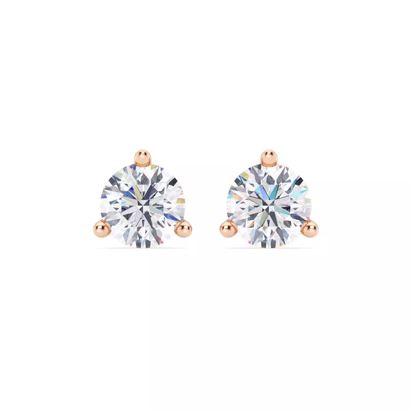 Three-Prong Diamond Martini Earrings (3 ct. tw.)