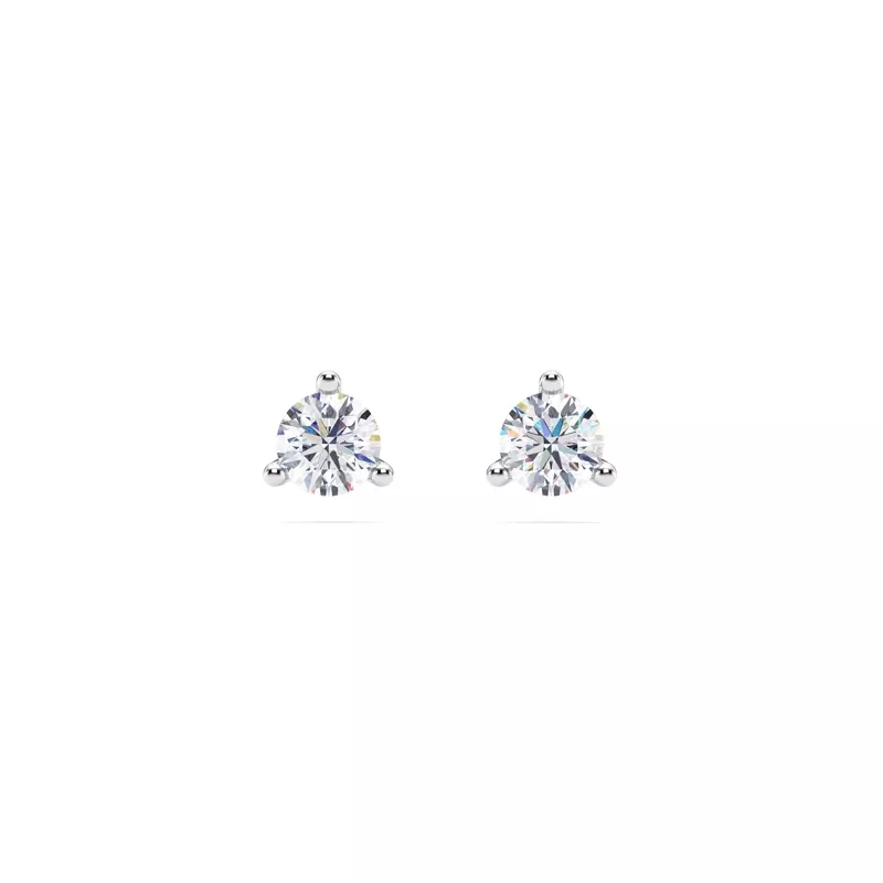 Three-Prong Diamond Martini Earrings (1/2 ct. tw.)