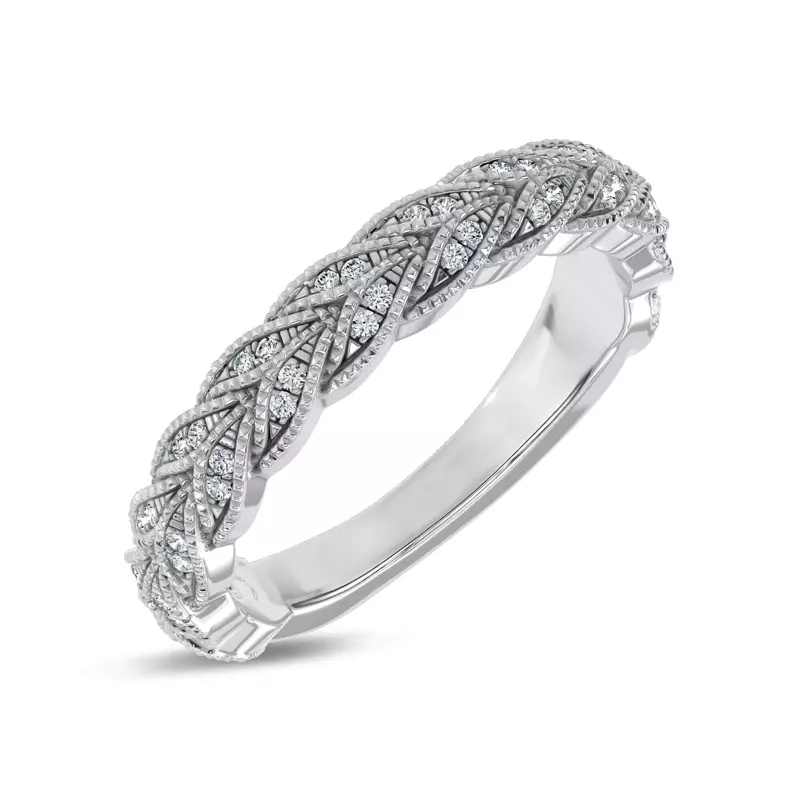 Platinum Decolace Band by Christian Siriano