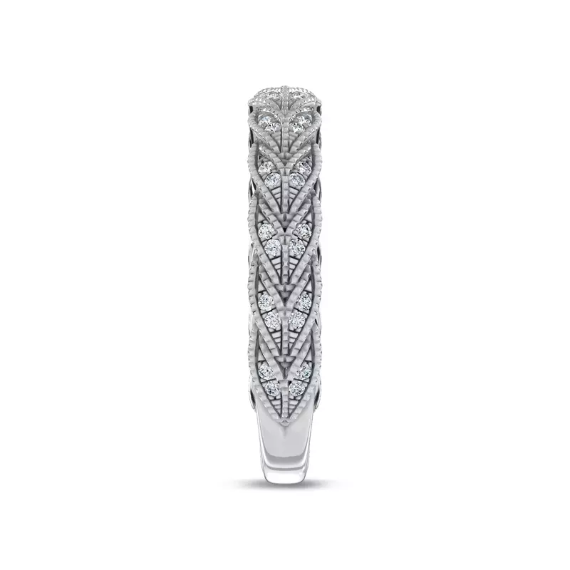 Platinum Decolace Band by Christian Siriano
