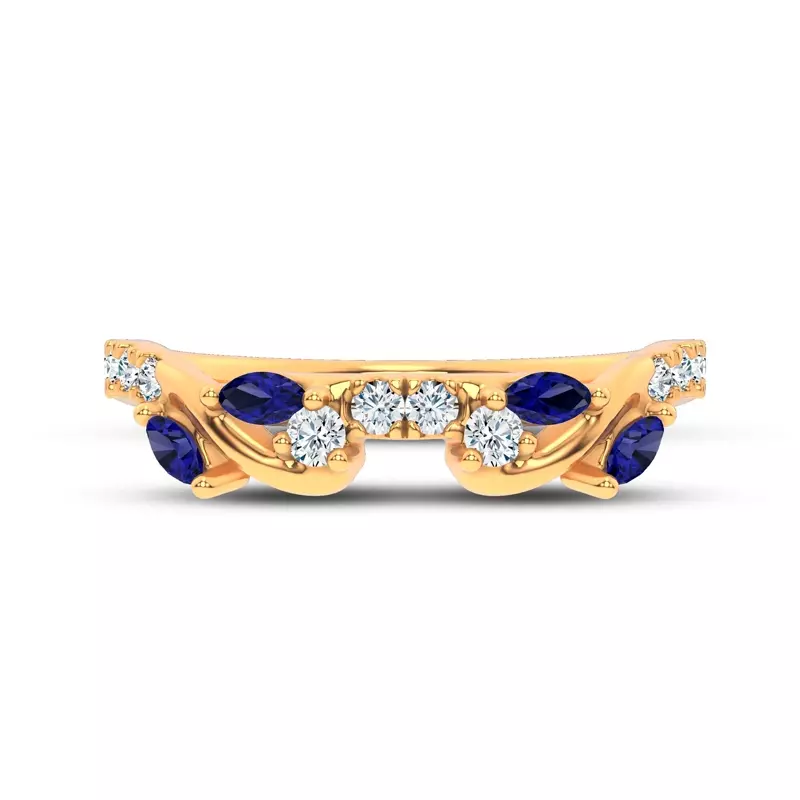 Hayden Sapphire And Diamond Band
