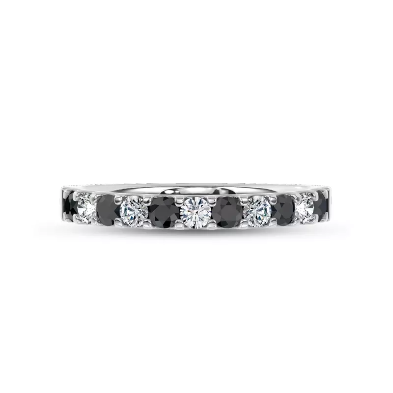 Jules Black & White Lab Diamond Band (1/2 ct. tw.)
