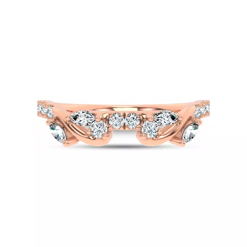 Lea Nature Inspired Diamond Band
