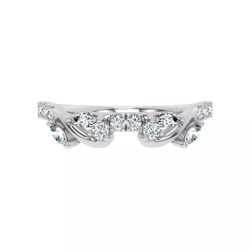 Lea Nature Inspired Diamond Band