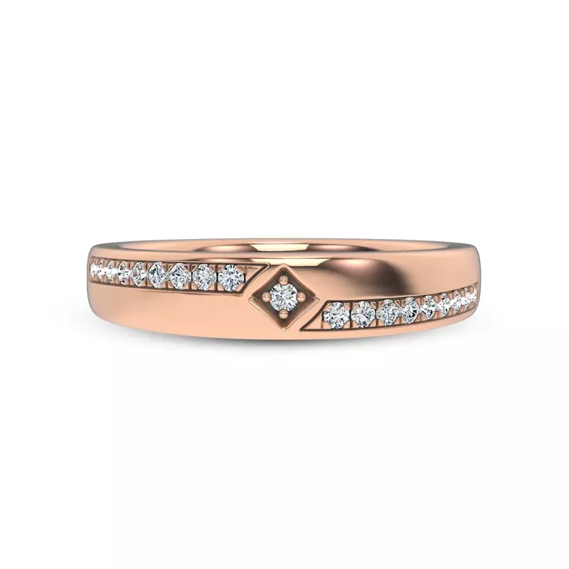 Mirrored Pavé Band by Christian Siriano