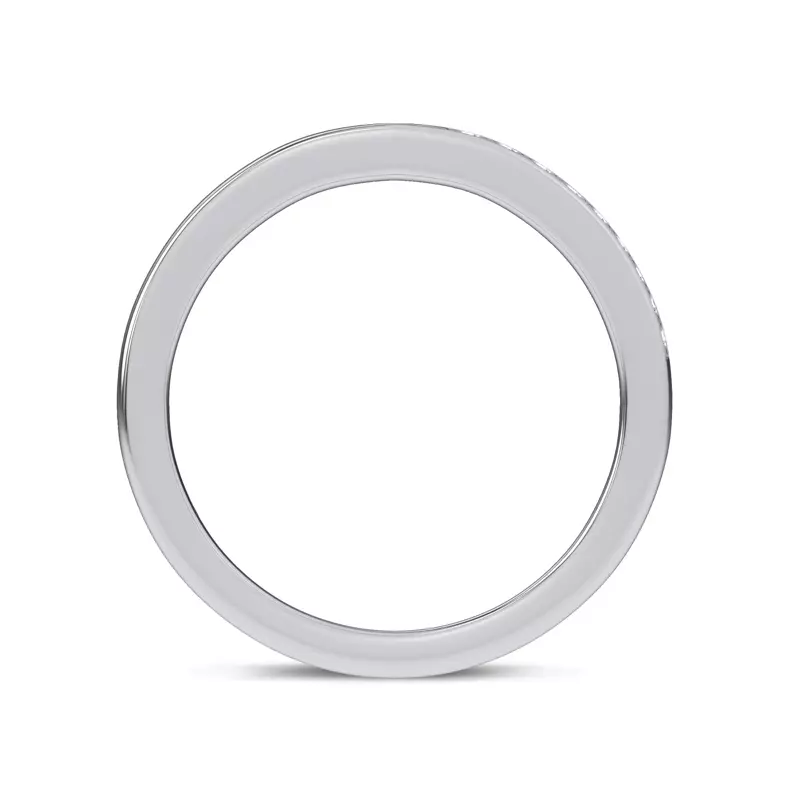 Platinum Mirrored Pavé Lab Band by Christian Siriano