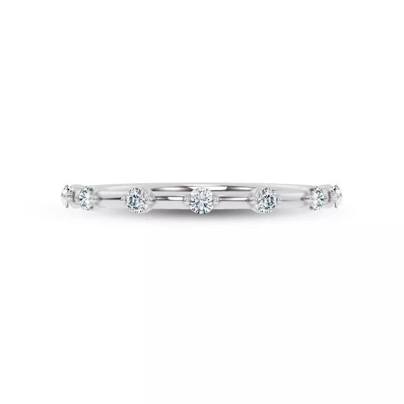 Starlight Spaced Round Diamond Band