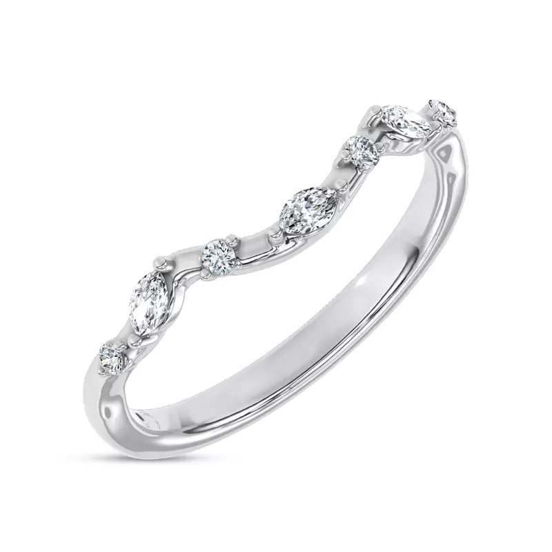 Platinum Petal Veil Lab Band by Christian Siriano