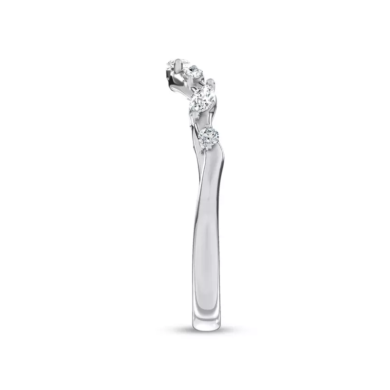 Platinum Petal Veil Lab Band by Christian Siriano