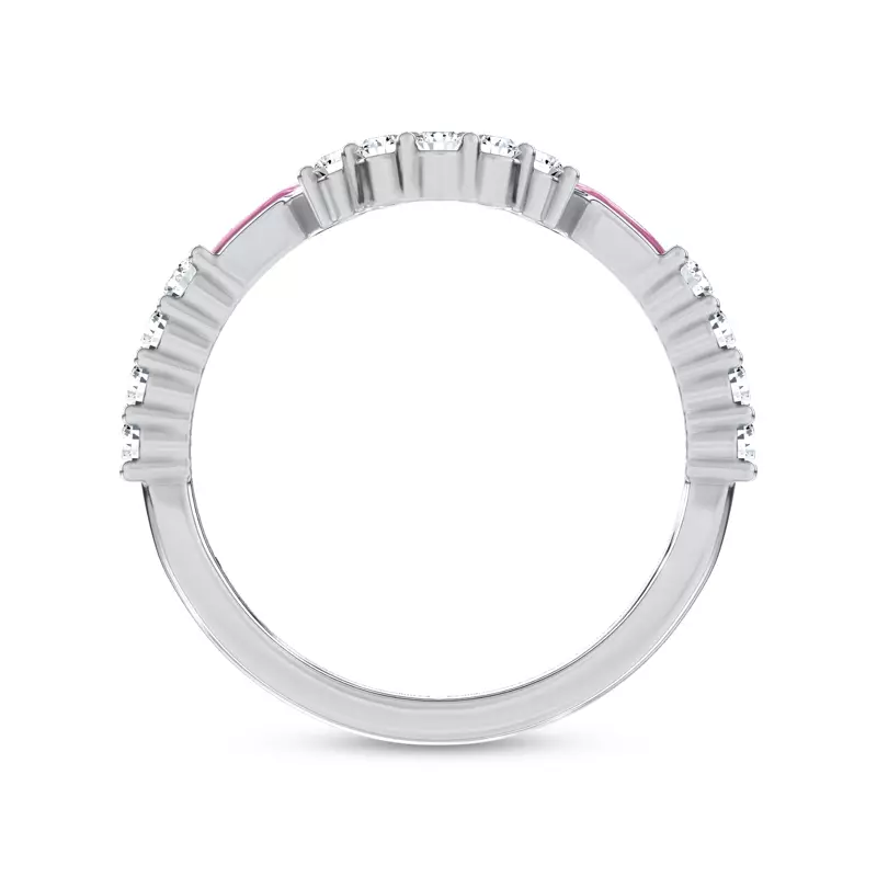 Platinum Rosavé Contour Band by Christian Siriano