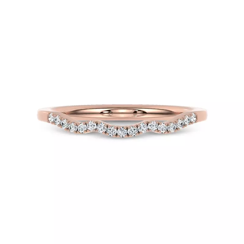 Kerry Contour Pavé Band