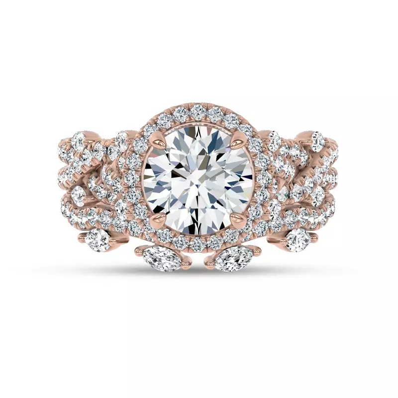 14K Rose Gold Embellis Lab Band by Christian Siriano