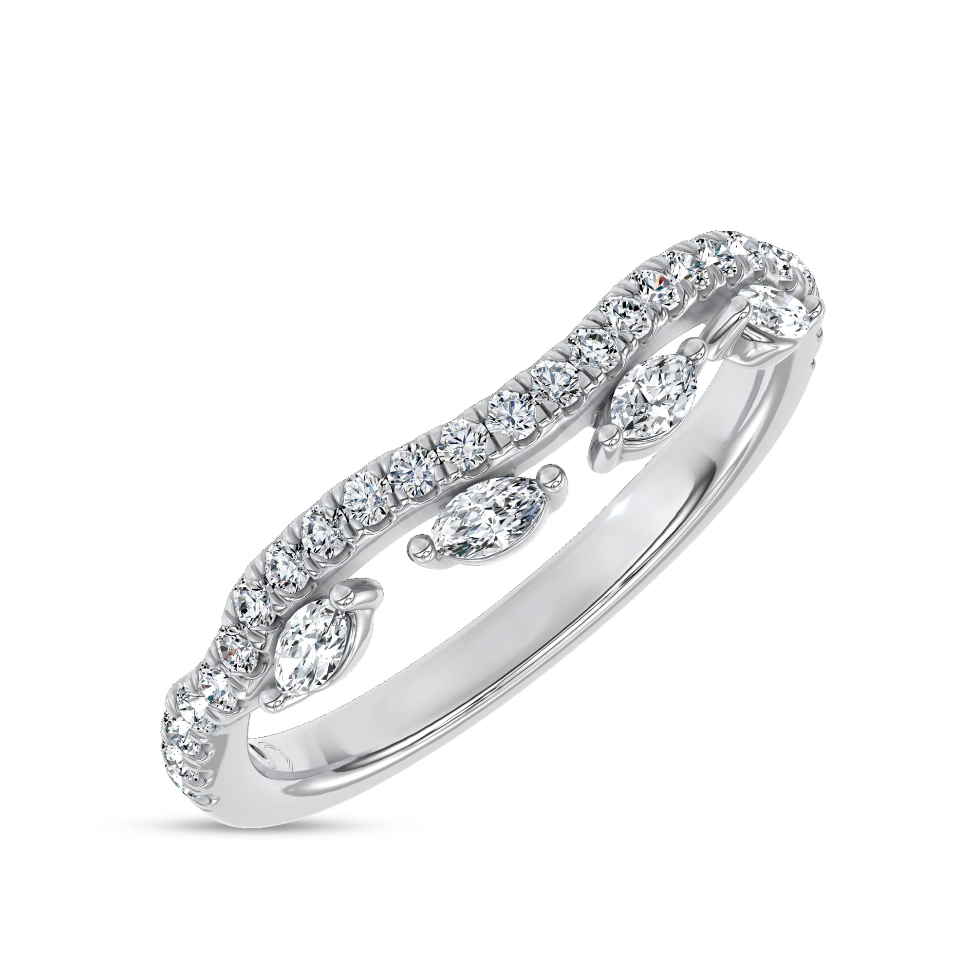 Platinum Embellis Band by Christian Siriano