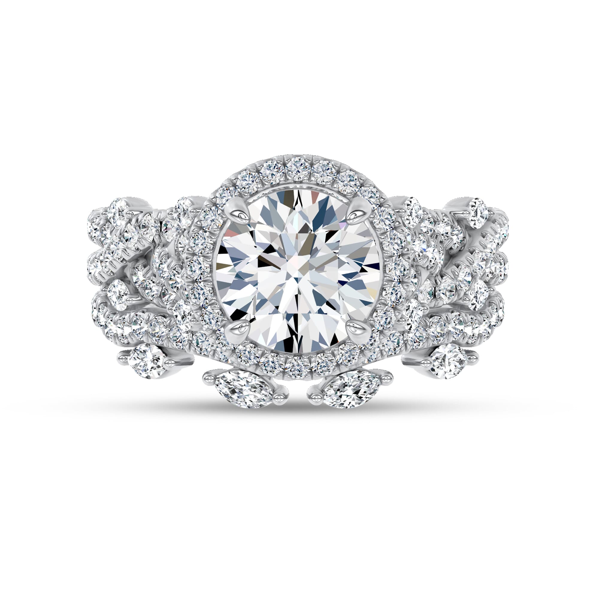 Platinum Embellis Band by Christian Siriano