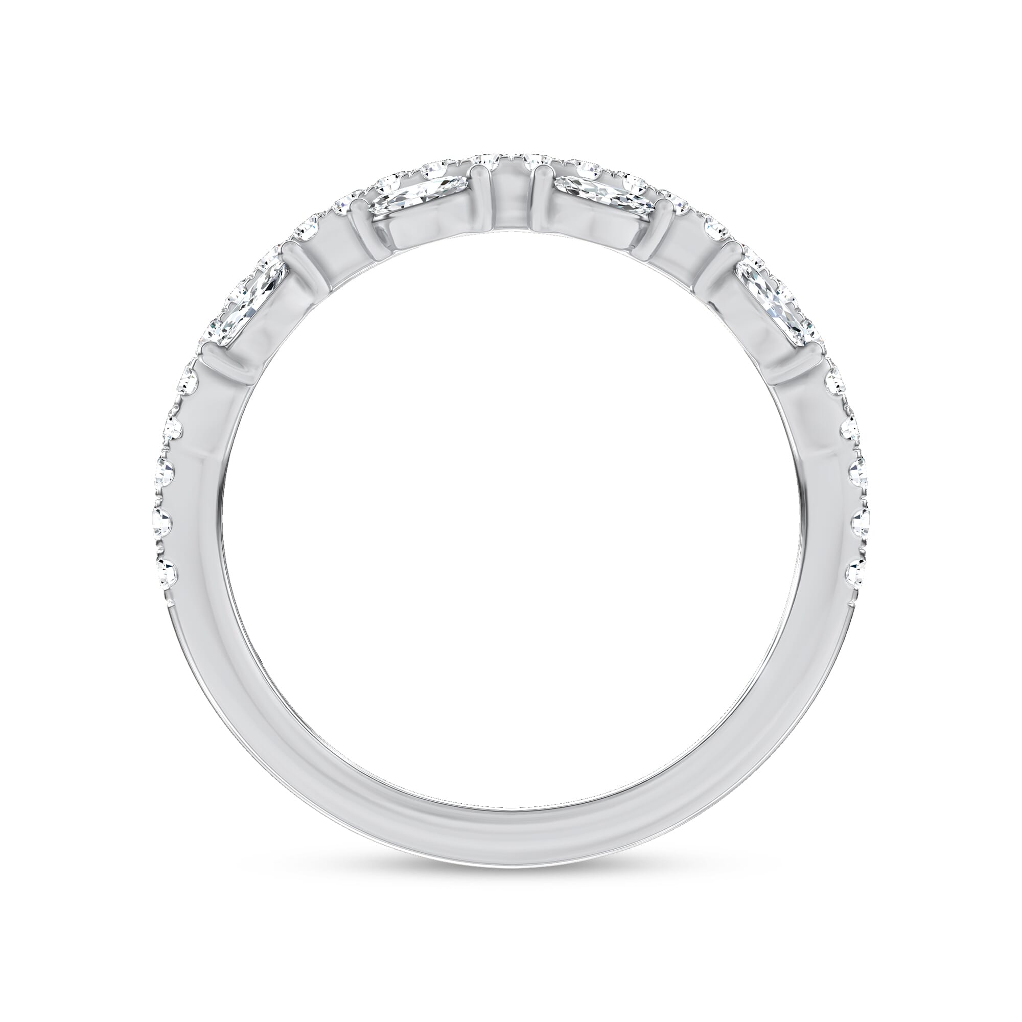 Platinum Embellis Band by Christian Siriano