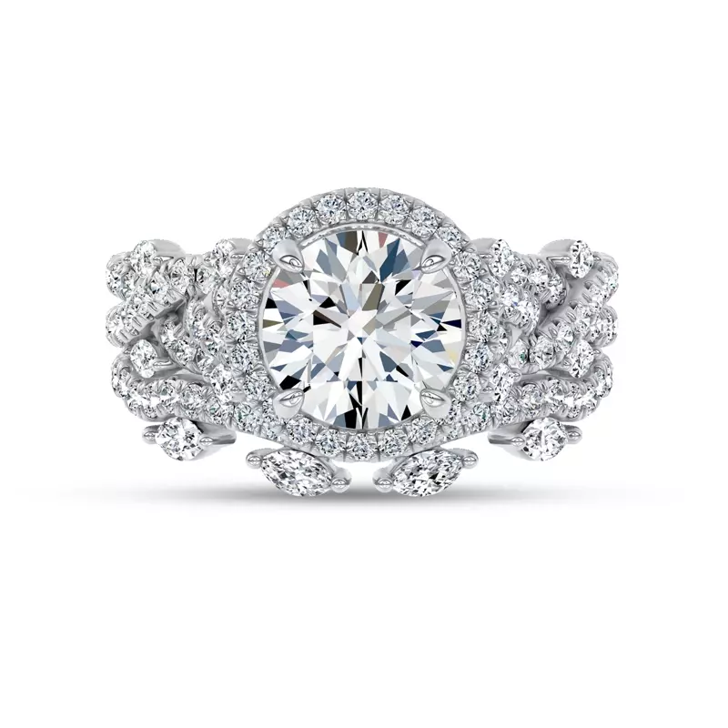 18K White Gold Embellis Lab Band by Christian Siriano