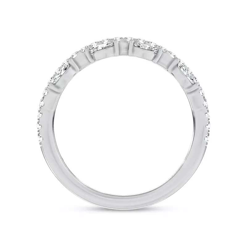 18K White Gold Embellis Lab Band by Christian Siriano