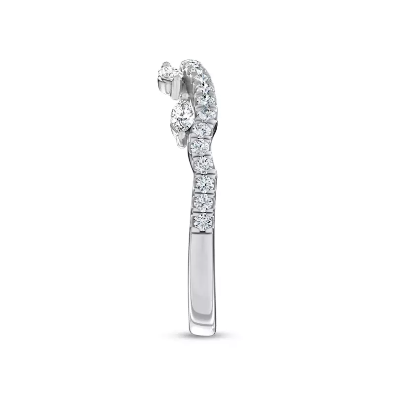 18K White Gold Embellis Lab Band by Christian Siriano