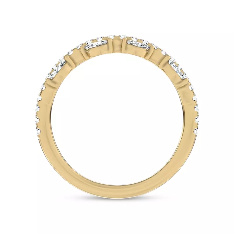 18K Yellow Gold Embellis Lab Band by Christian Siriano