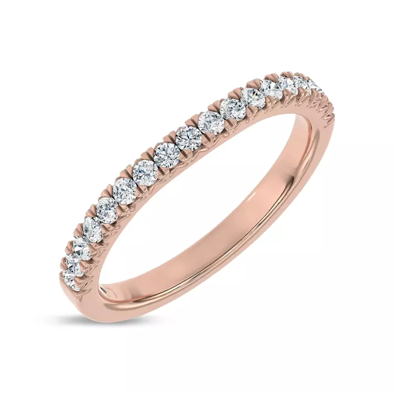 14K Rose Gold Ardora Lab Band by Christian Siriano