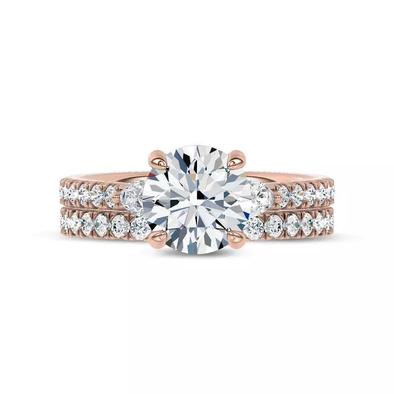 14K Rose Gold Ardora Lab Band by Christian Siriano