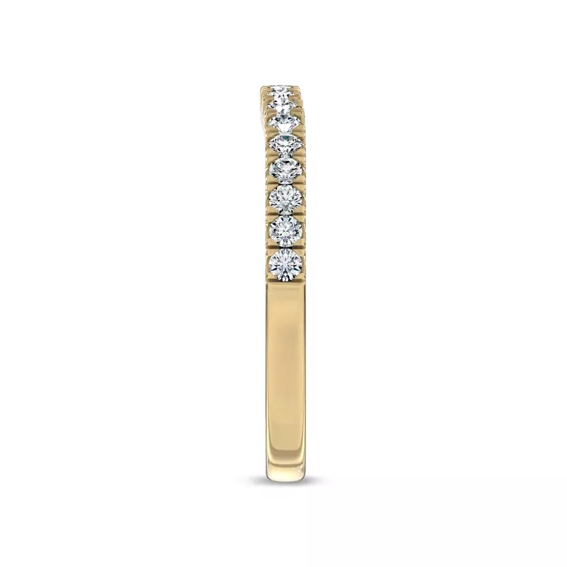 14K Yellow Gold Ardora Lab Band by Christian Siriano