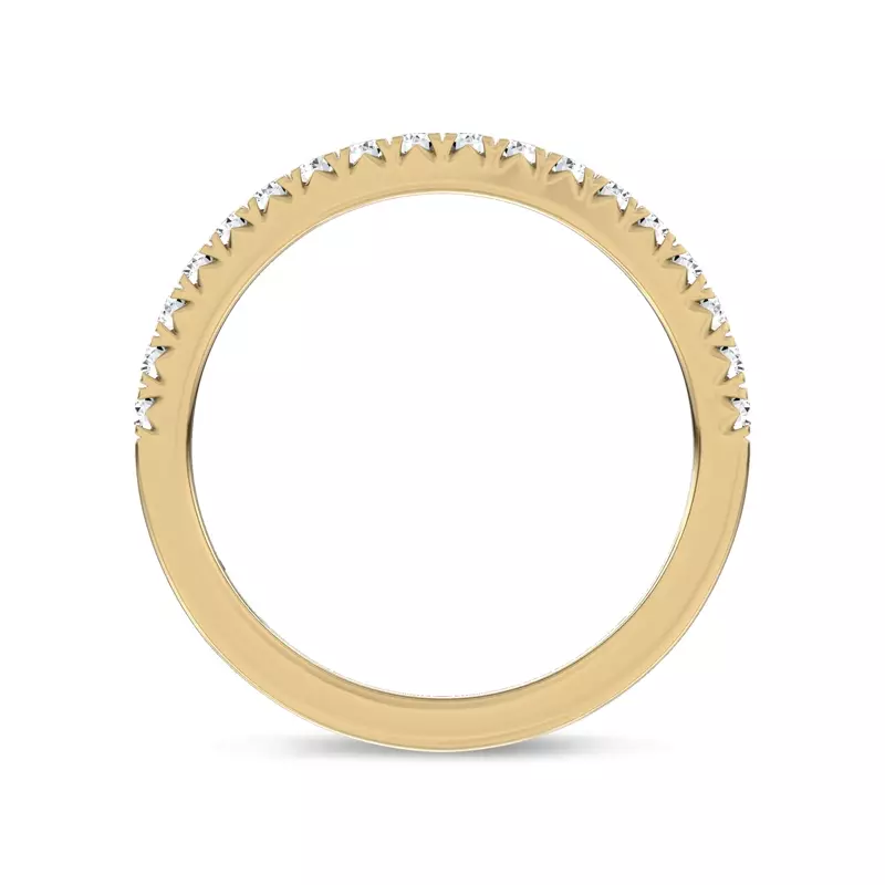 18K Yellow Gold Ardora Lab Band by Christian Siriano