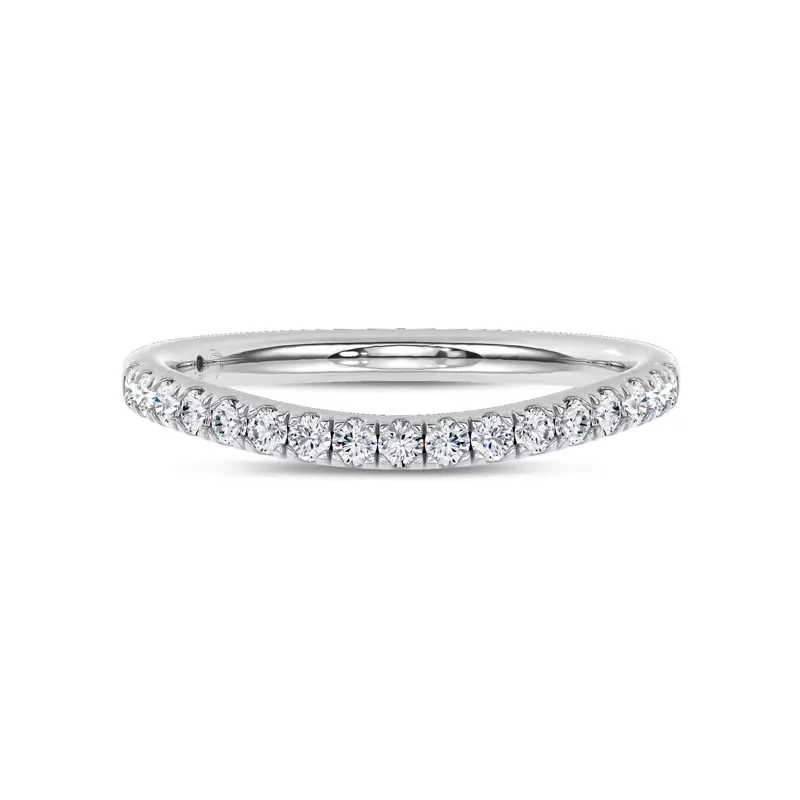 Classic Contoured Pavé Lab Band by Christian Siriano