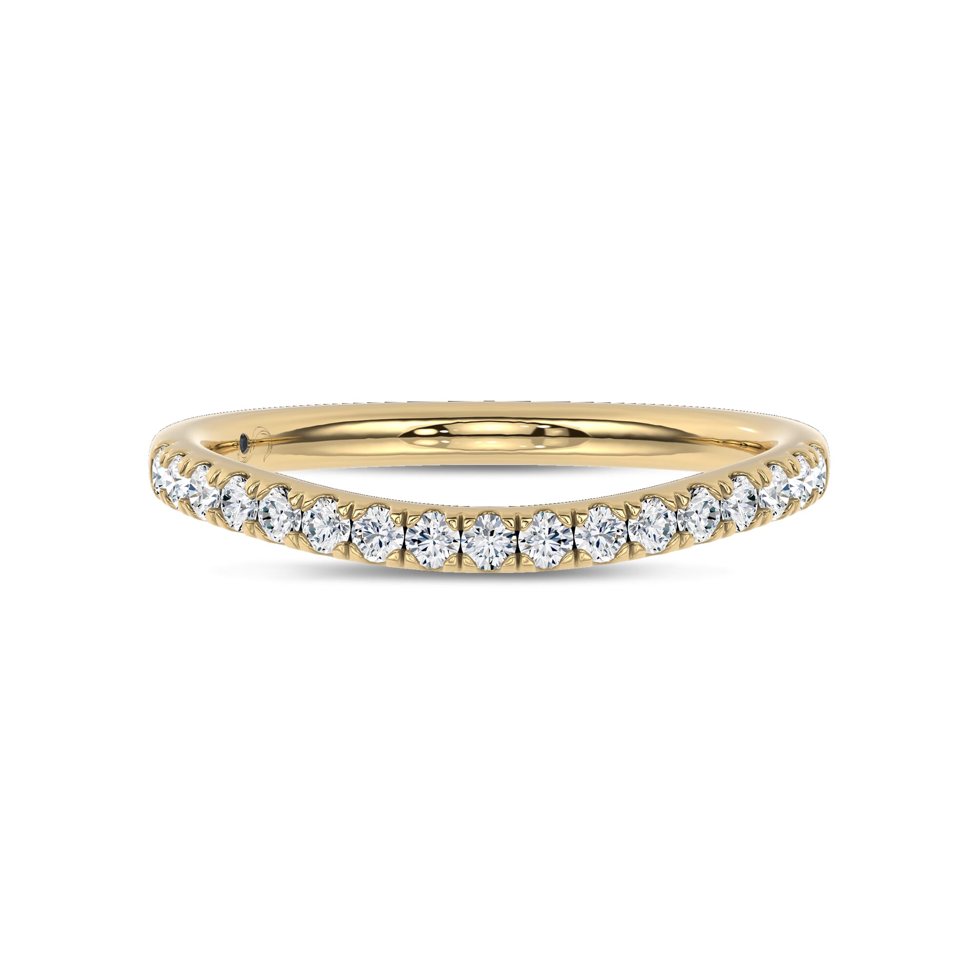 Classic Contoured Pavé Lab Band by Christian Siriano