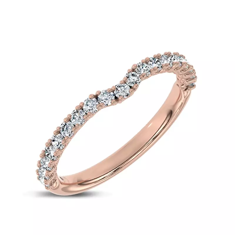 14K Rose Gold Fleuron Lab Band by Christian Siriano