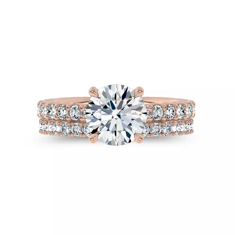 14K Rose Gold Fleuron Lab Band by Christian Siriano