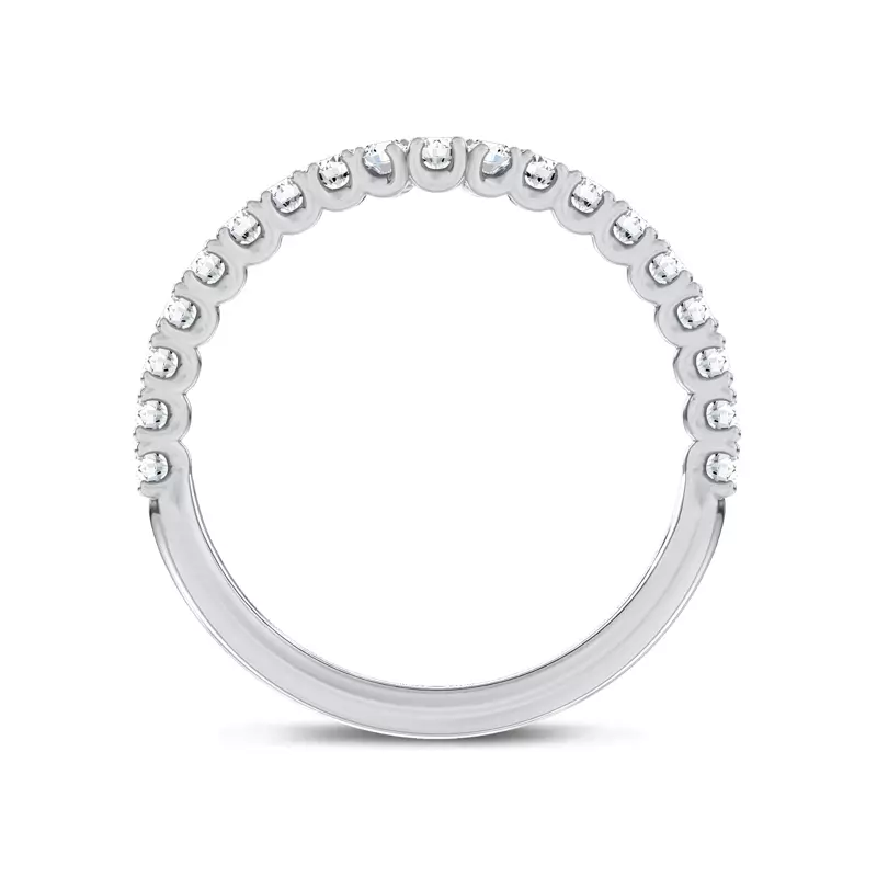 18K White Gold Fleuron Lab Band by Christian Siriano