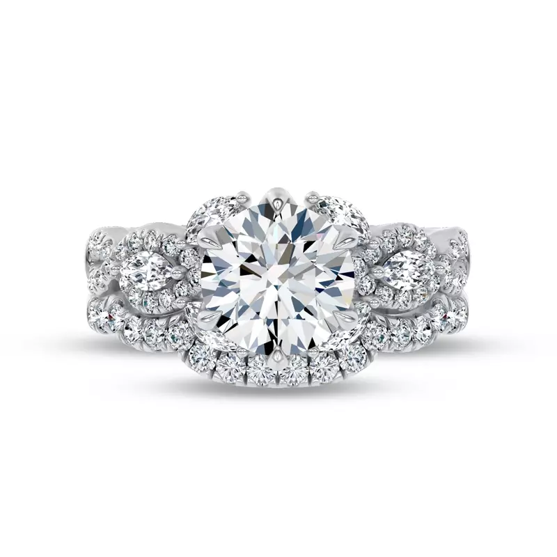 Platinum Valora Pavé Lab Band by Christian Siriano