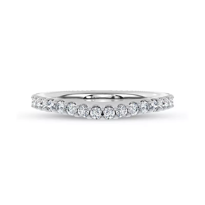 Perelle Contour Pavé Band