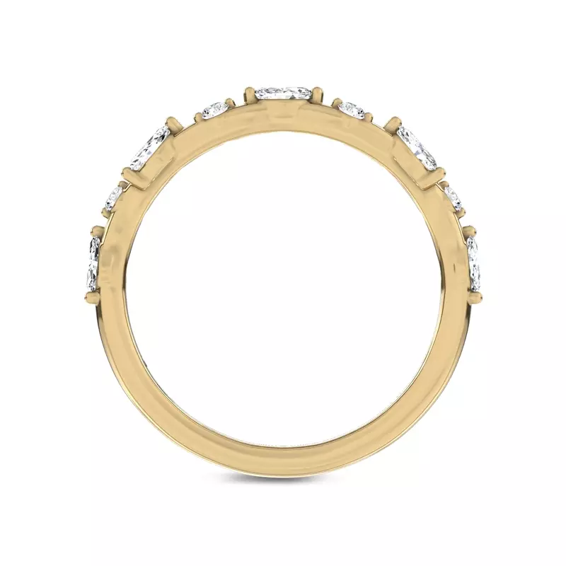 14K Yellow Gold Amour Bloom Lab Band by Christian Siriano