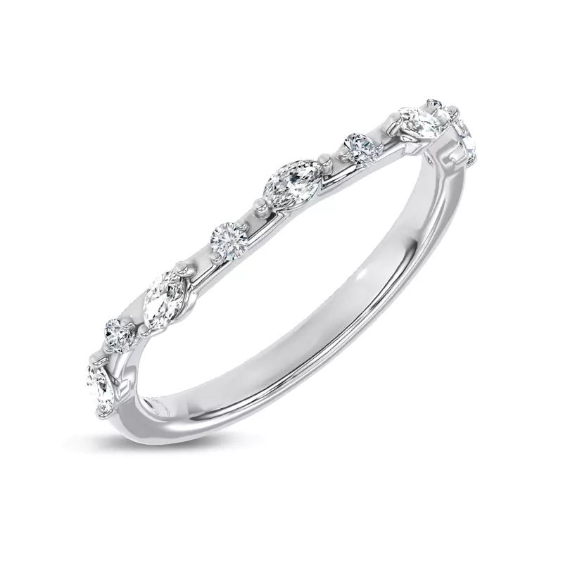 Platinum Amour Bloom Band by Christian Siriano