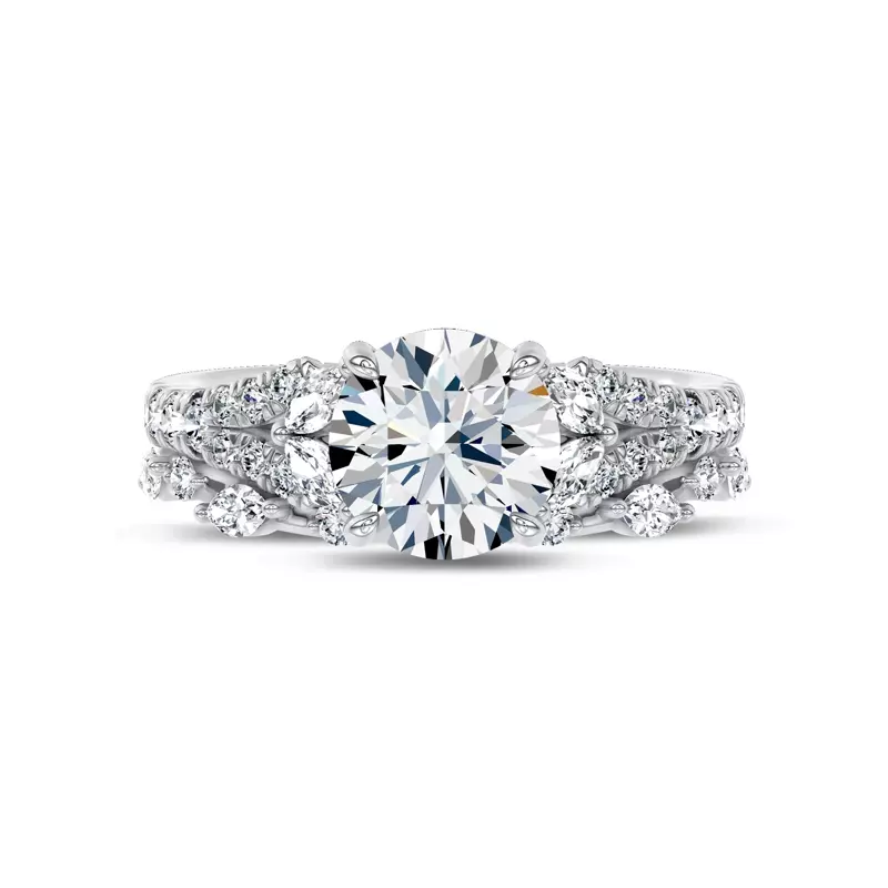 Platinum Amour Bloom Band by Christian Siriano