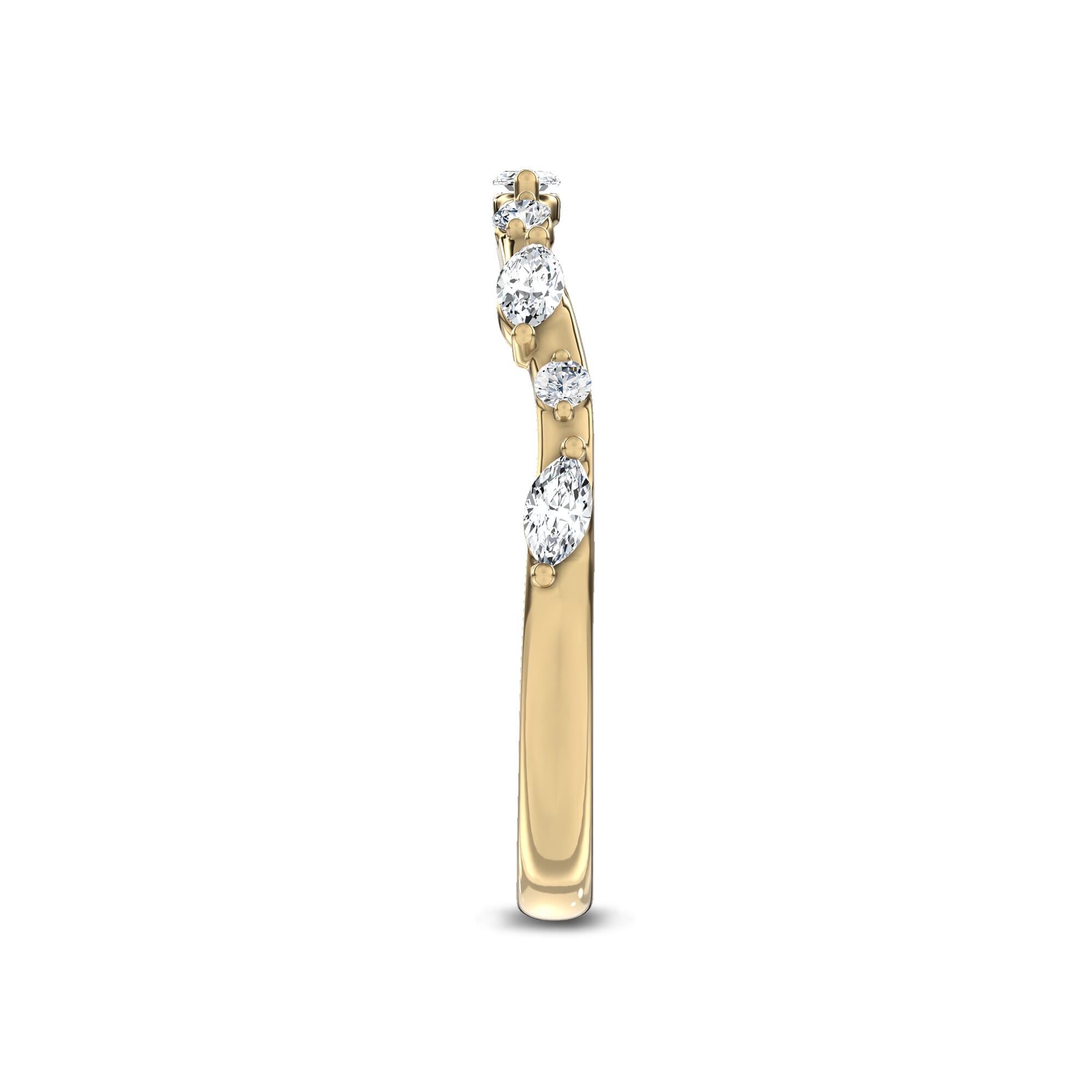 18K Yellow Gold Amour Bloom Band by Christian Siriano