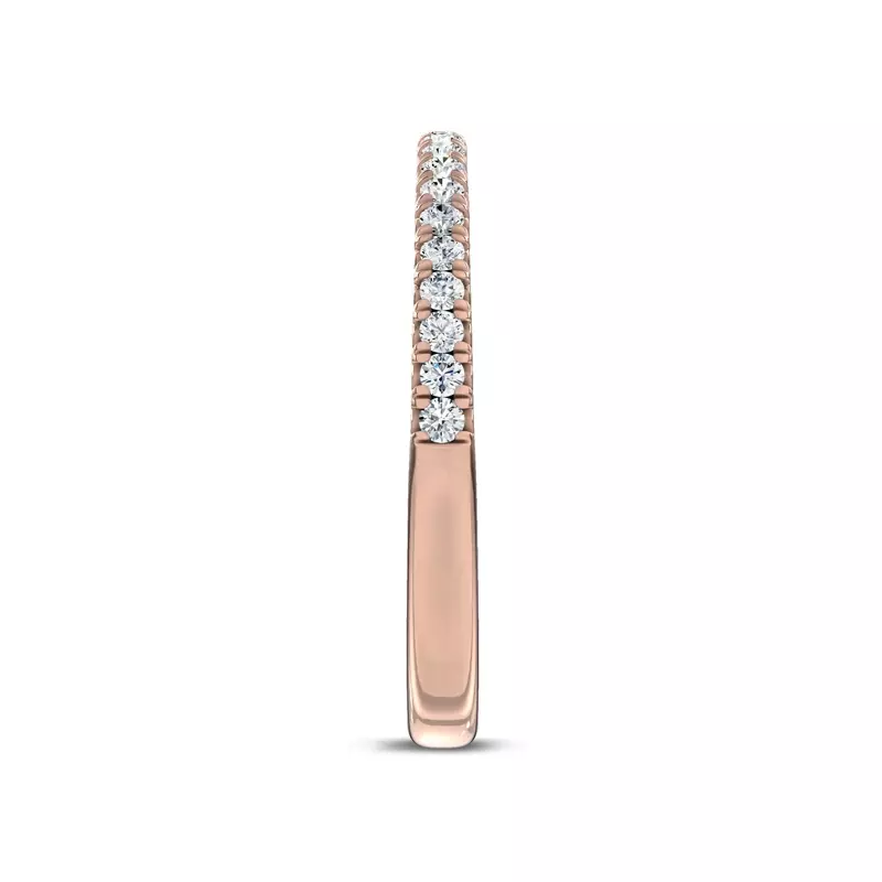 14K Rose Gold Unione Pavé Lab Band by Christian Siriano