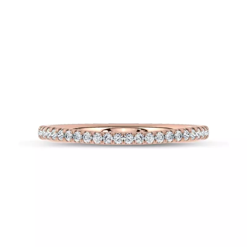 Unione Pavé Lab Contoured Band by Christian Siriano