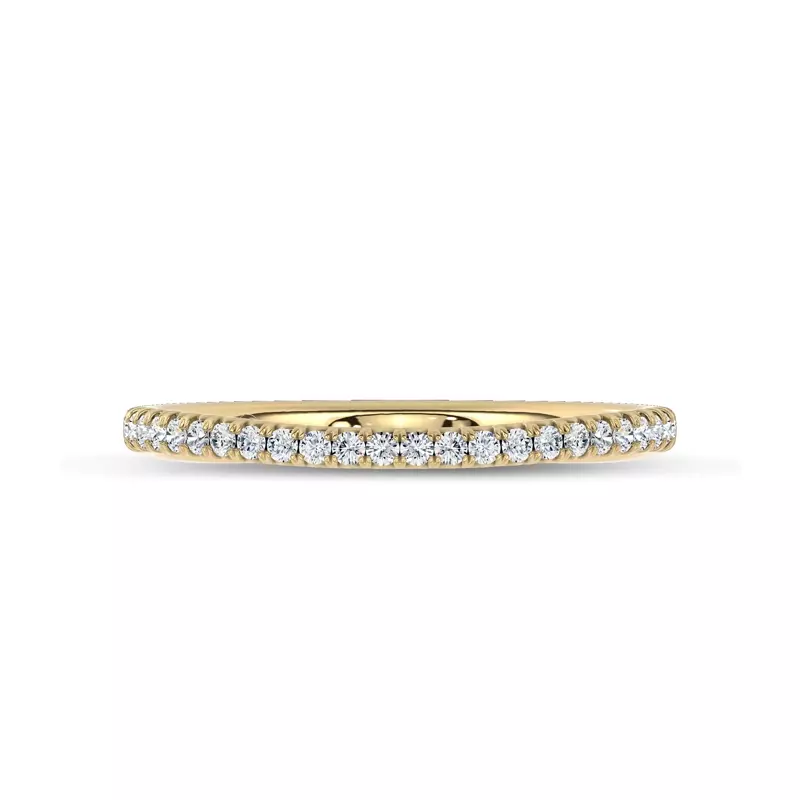 Unione Pavé Lab Contoured Band by Christian Siriano